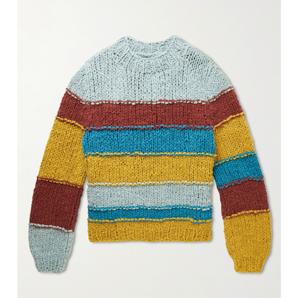 The Elder Statement Striped Organic boucle sweater Jumper size MEDIUM - Picture 1 of 5